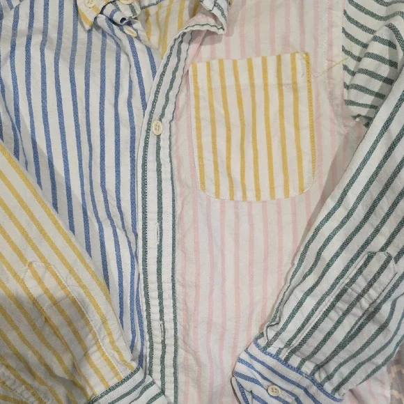 Rowing Blazer × Target Multicolor Striped Kids Shirt Size S (6/7) - Picture 5 of 5
